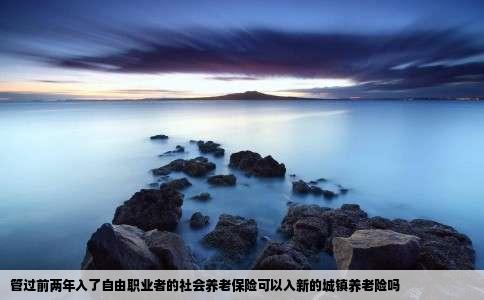 管过前两年入了自由职业者的社会养老保险可以入新的城镇养老险吗