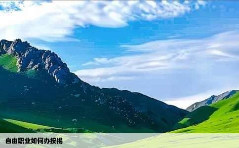 自由职业如何办按揭