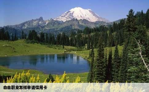 自由职业怎样申请信用卡