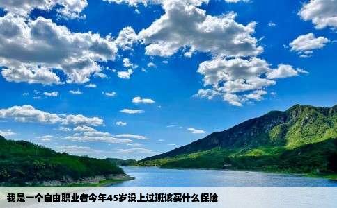 我是一个自由职业者今年45岁没上过班该买什么保险