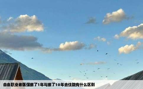 自由职业者医保缴了1年与缴了10年去住院有什么区别