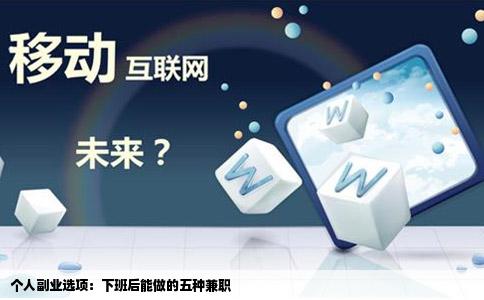 个人副业选项：下班后能做的五种兼职