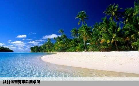 社群运营有年龄要求吗