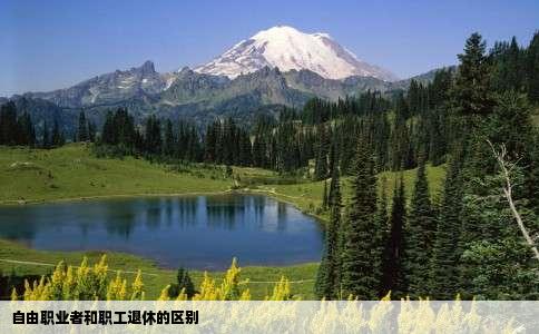 自由职业者和职工退休的区别