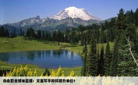 自由职业接单渠道：文案写手如何提升单价？