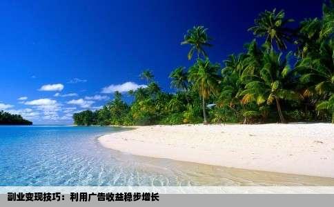 副业变现技巧：利用广告收益稳步增长