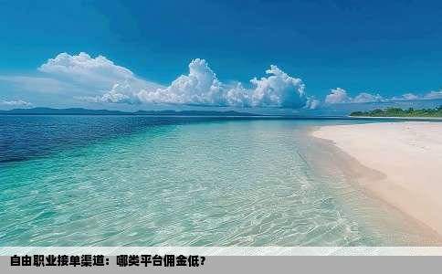 自由职业接单渠道：哪类平台佣金低？