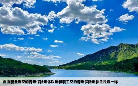 自由职业者交的养老保险退休以后和职工交的养老保险退休金是否一样