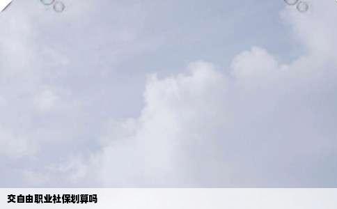 交自由职业社保划算吗